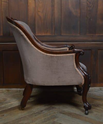 Victorian Mahogany Armchair SAI3103 - Image 12