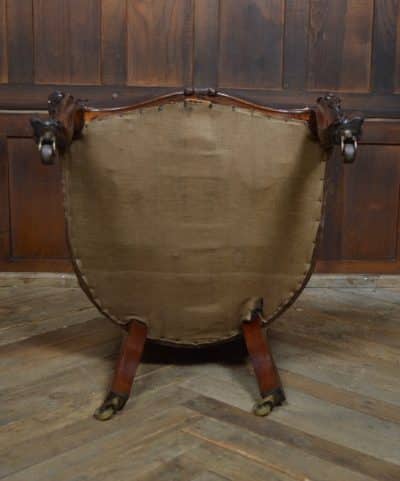 Victorian Mahogany Armchair SAI3103 - Image 9