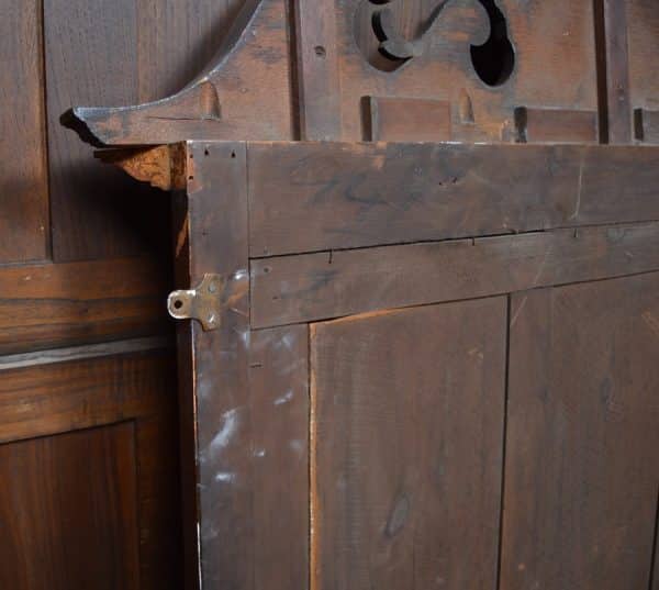 Victorian Oak Over Mantle Mirror SAI2986 - Image 17