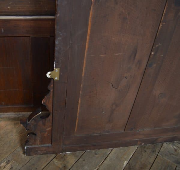 Victorian Oak Over Mantle Mirror SAI2986 - Image 18