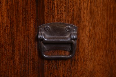 19th Century Padauk Campaign Chest SAI3611 - Image 18