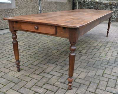 French Cherrywood Country House Kitchen Table SAI3612 - Image 8