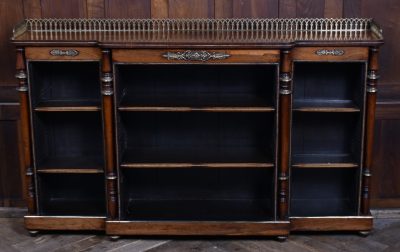 Regency Rosewood Open Bookcase SAI3614 - Image 2