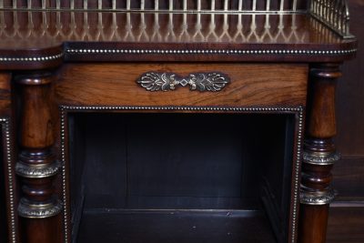Regency Rosewood Open Bookcase SAI3614 - Image 4