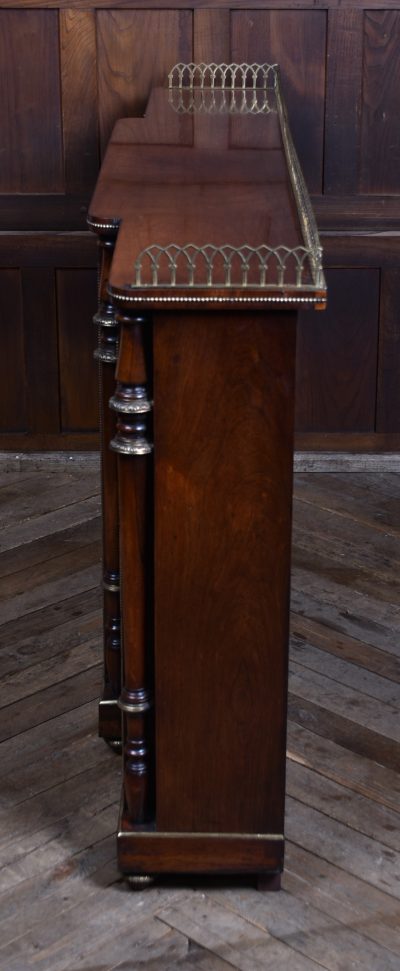 Regency Rosewood Open Bookcase SAI3614 - Image 12