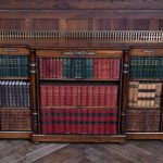 Regency Rosewood Open Bookcase SAI3614 Regency period furnishings Antique Bookcases