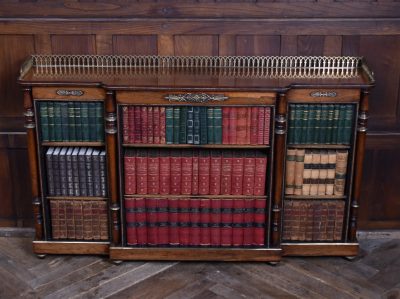Regency Rosewood Open Bookcase SAI3614 - Image 13