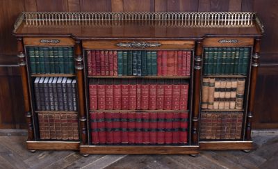 Regency Rosewood Open Bookcase SAI3614 - Image 14