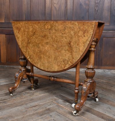 Victorian Burr Walnut Sutherland Table SAI3591 - Image 4
