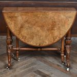 Victorian Burr Walnut Sutherland Table SAI3591 sutherland table Antique Tables