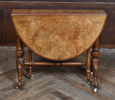 Victorian Burr Walnut Sutherland Table SAI3591