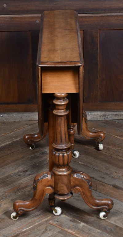 Victorian Burr Walnut Sutherland Table SAI3591 - Image 8
