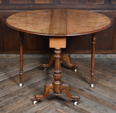 Victorian Burr Walnut Sutherland Table SAI3591 - Image 9