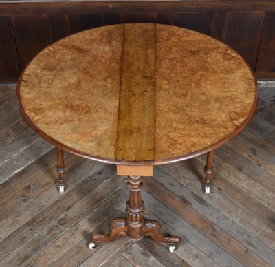 Victorian Burr Walnut Sutherland Table SAI3591 - Image 11
