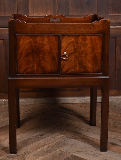 Edwardian Mahogany Bedside Cupboard SAI3594