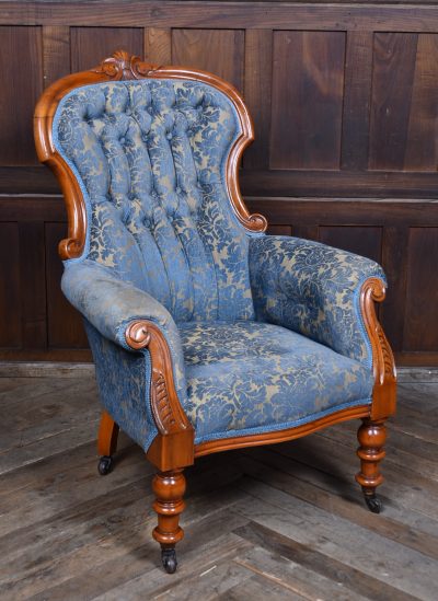 Victorian Mahogany Arm-chair SAI3596 - Image 2