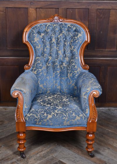 Victorian Mahogany Arm-chair SAI3596 - Image 3