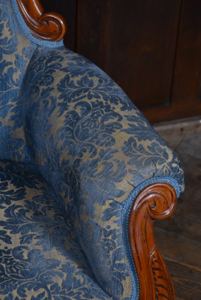Victorian Mahogany Arm-chair SAI3596 - Image 7