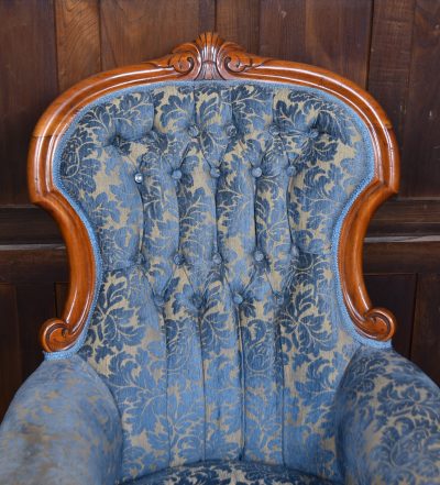 Victorian Mahogany Arm-chair SAI3596 - Image 9
