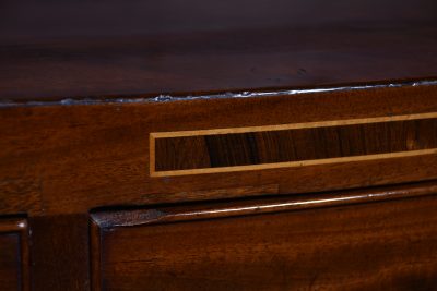 Mahogany Bowfront Chest Of Drawers SAI3597 - Image 4