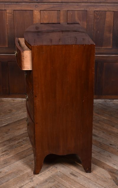 Mahogany Bowfront Chest Of Drawers SAI3597 - Image 15