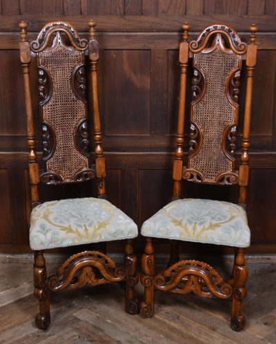 Pair Of Dutch Walnut Hall Chairs SAI3607 - Image 2