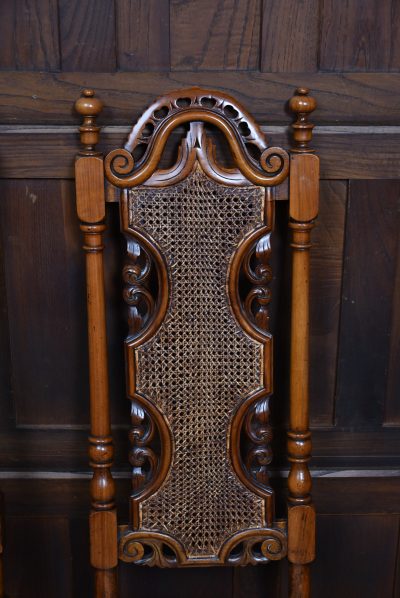 Pair Of Dutch Walnut Hall Chairs SAI3607 - Image 4