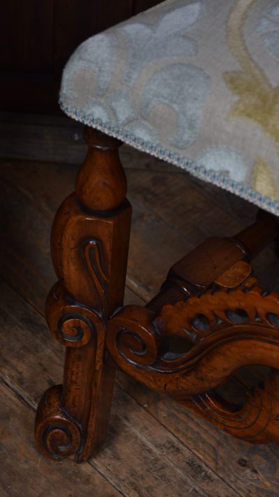 Pair Of Dutch Walnut Hall Chairs SAI3607 - Image 13