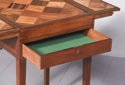 George III Specimen Wood Games Table - Image 4
