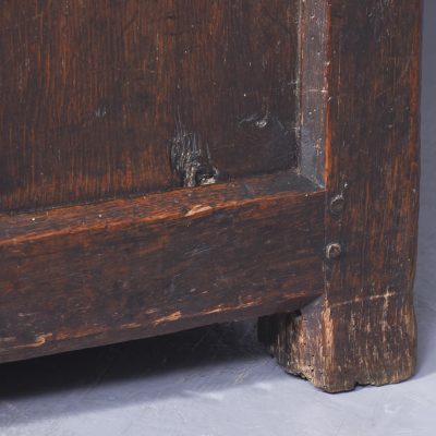 Large George I Panelled Oak Coffer - Image 8