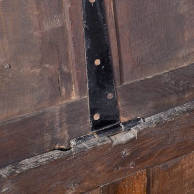 Large George I Panelled Oak Coffer - Image 13