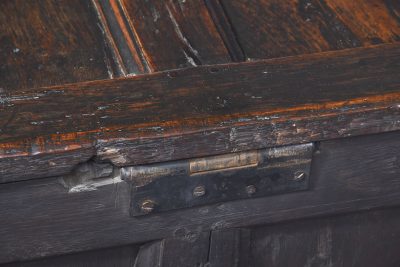 Large George I Panelled Oak Coffer - Image 14