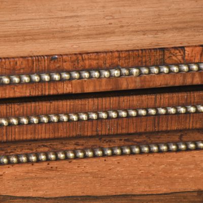Pair of George III Rosewood and Brass Mounted Card Tables - Image 4