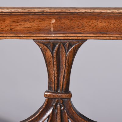 George III Carved Mahogany Armchair - Image 3