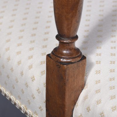George III Carved Mahogany Armchair - Image 5