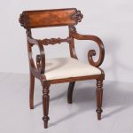 George IV Scottish Mahogany Armchair Antique Chairs