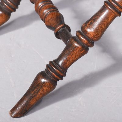 Matched Pair of X Framed Tables - Image 3