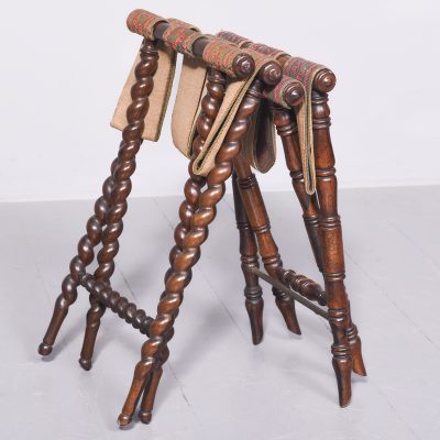 Matched Pair of X Framed Tables - Image 11