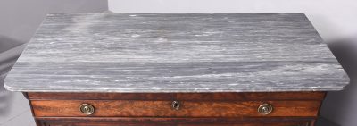 A Louis XVIII Marble Top Secretaire Chest - Image 8