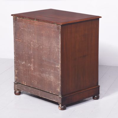 William IV Neat-Sized Mahogany Cellarette in The Form of a Chest of Drawers - Image 7