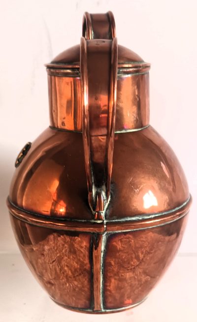 Antique Channel Islands "Pint" Copper Guernsey Milk Can - Image 2