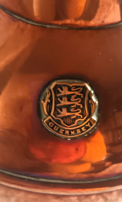 Antique Channel Islands "Pint" Copper Guernsey Milk Can - Image 5
