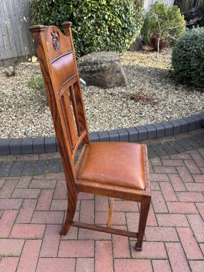 Set of 6 Shapland & Petter Oak Dining Chairs - Image 11