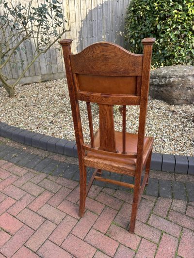 Set of 6 Shapland & Petter Oak Dining Chairs - Image 10
