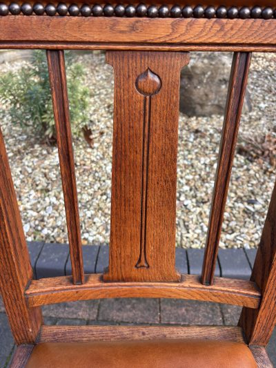 Set of 6 Shapland & Petter Oak Dining Chairs - Image 13