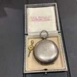 COVENTRY SILVER POCKET WATCH BY KATE BARNWELL 1894 Antique Clocks