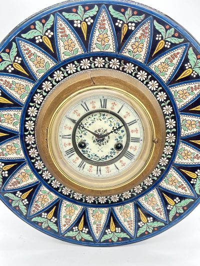 Vintage Kitsch HAC Morrocan Plate wall clock - Image 9