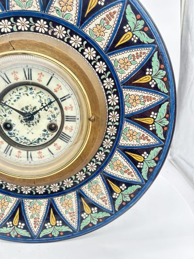 Vintage Kitsch HAC Morrocan Plate wall clock - Image 11
