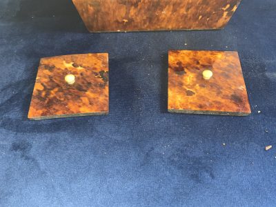 TORTOISE SHELL GEORGIAN  TEA CADDY - Image 15