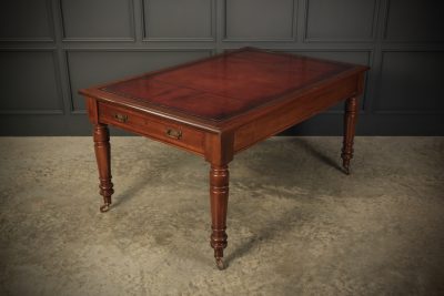 Victorian Mahogany Partners Writing Table - Image 2